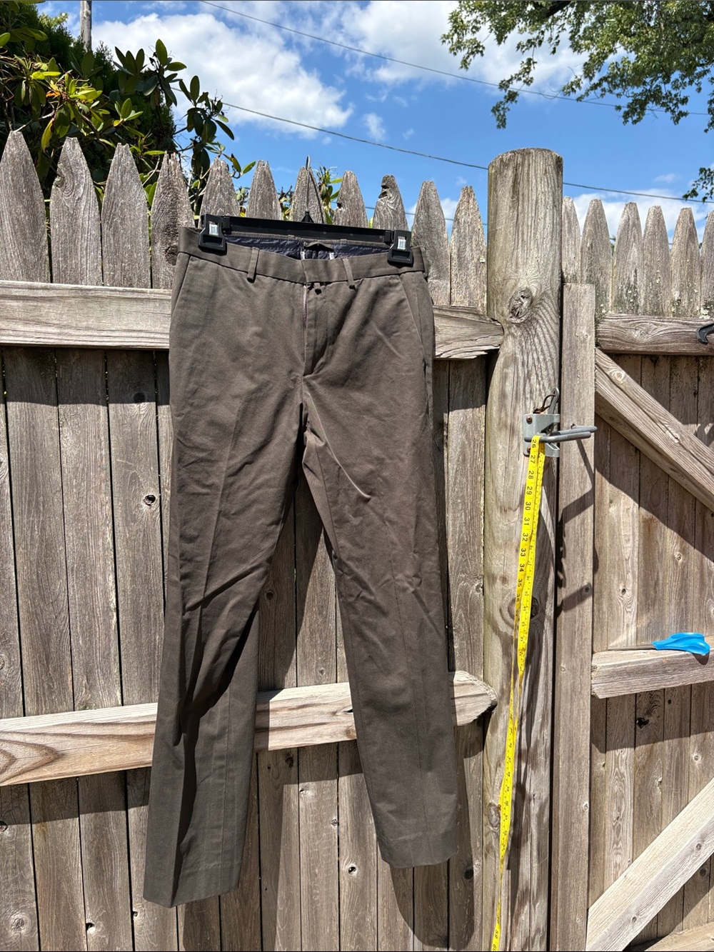 Vince 30/30 dark olive (almost gray) cotton pants! NWOT!!